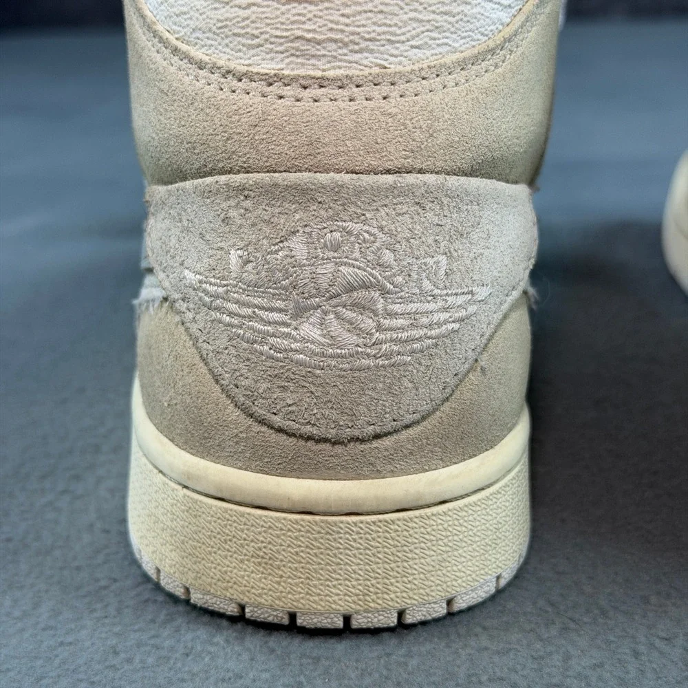 Nike Jordan 1 Mid SE Craft Inside Out White Grey Sail DM9652-120 Mens‎ 9.5